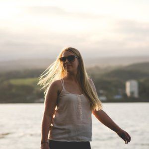 Anthro Cloth & Stone Pink Strappy Tank